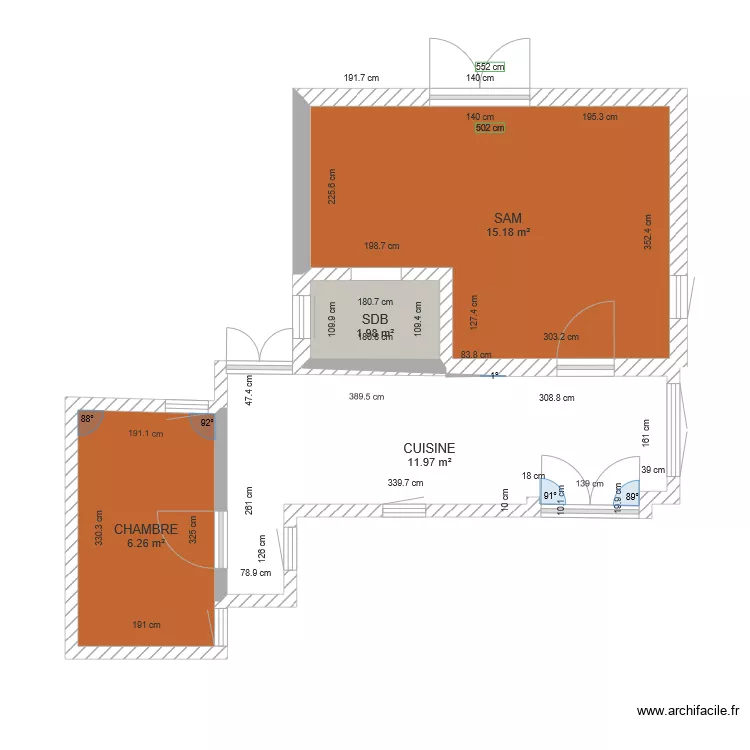 MAISON RDC. Plan de MAISON RDC. Plan de