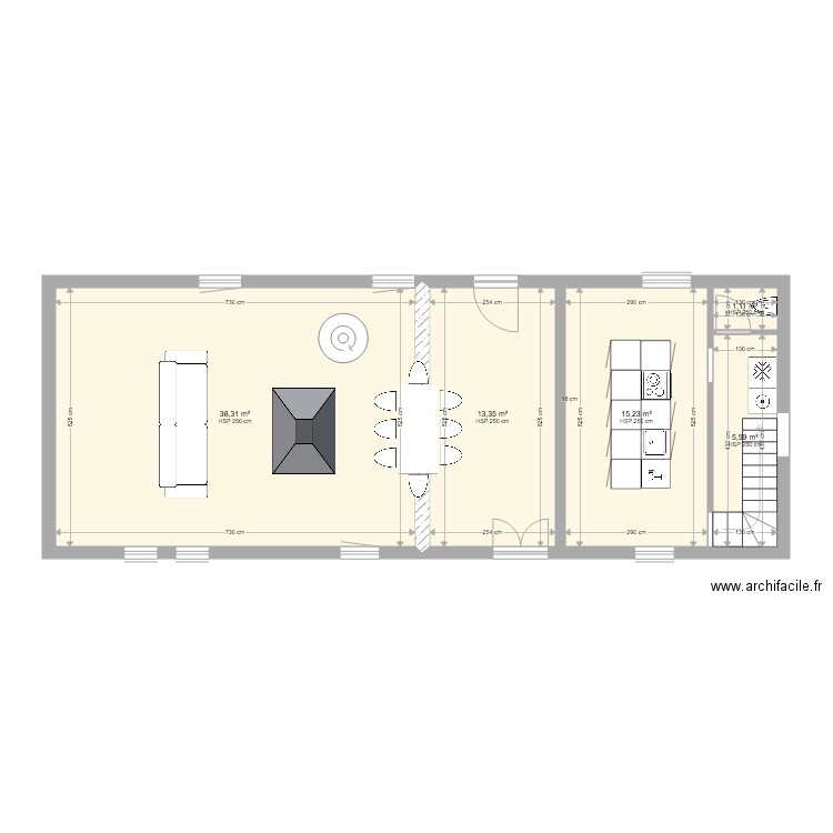 la colombière étage. Plan de 0 pièce et 0 m2