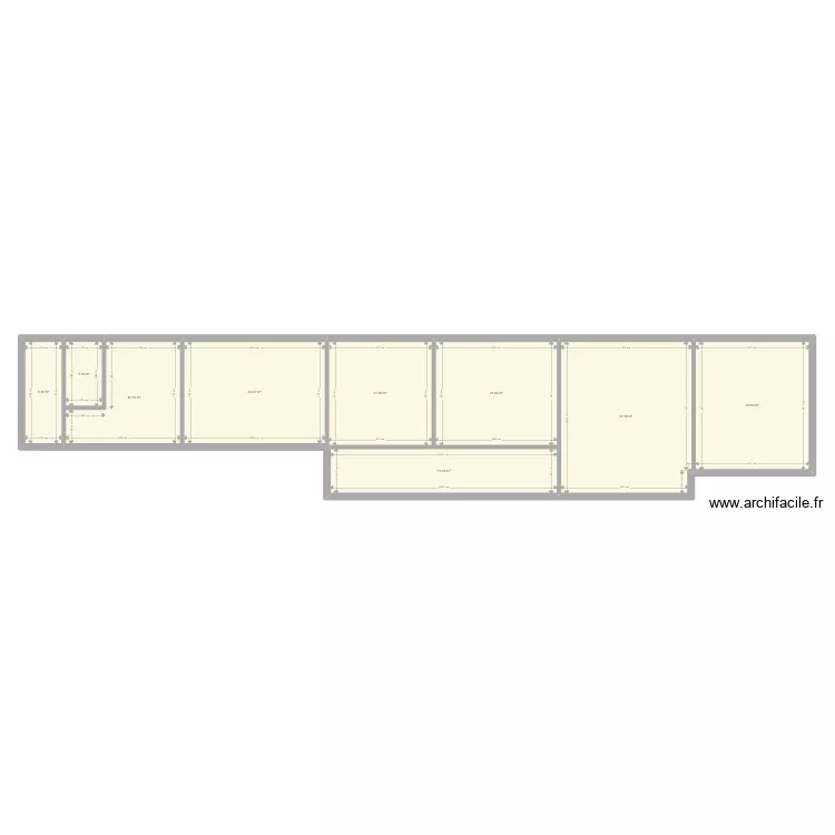 CHATEAU GARAUC R+1. Plan de 