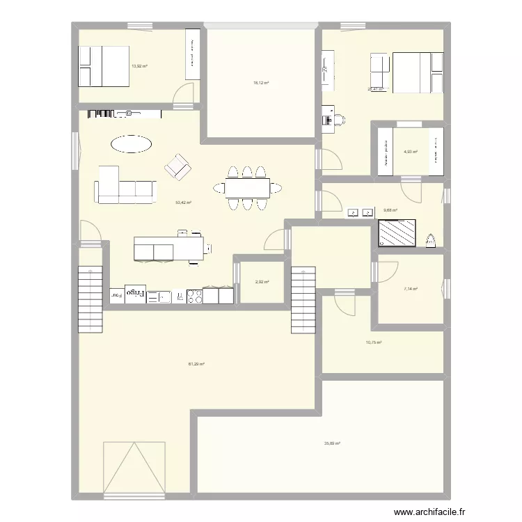 Iris 2 Bi-G sous-sol. Plan de 
