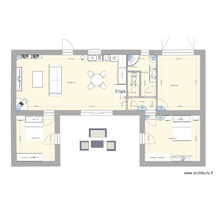dernier. Plan de 0 pièce et 0 m2