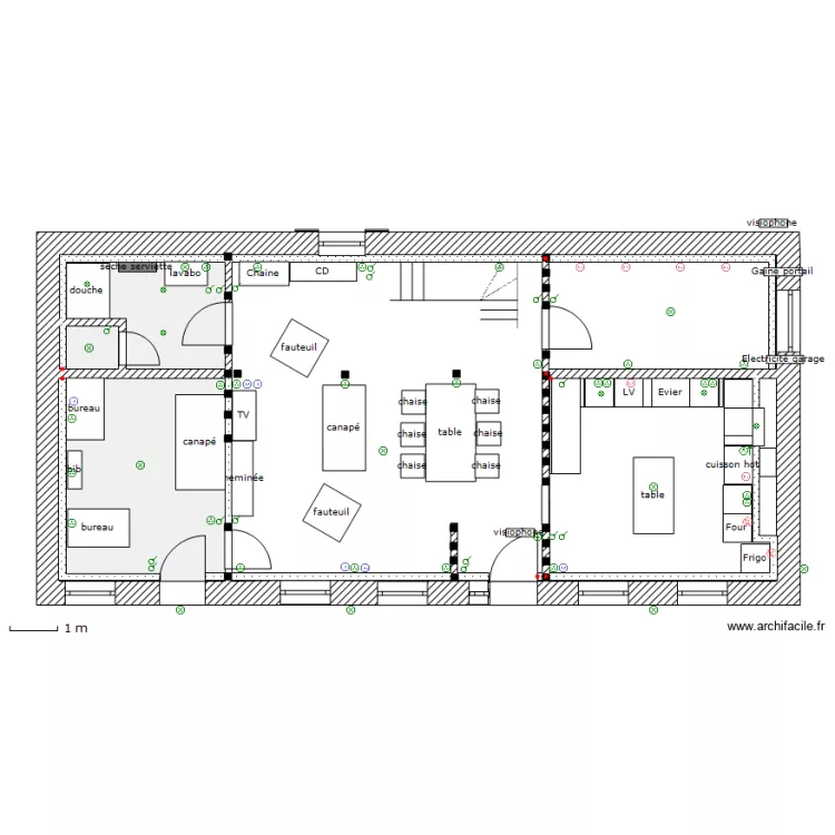 sainte savine rdc. Plan de 