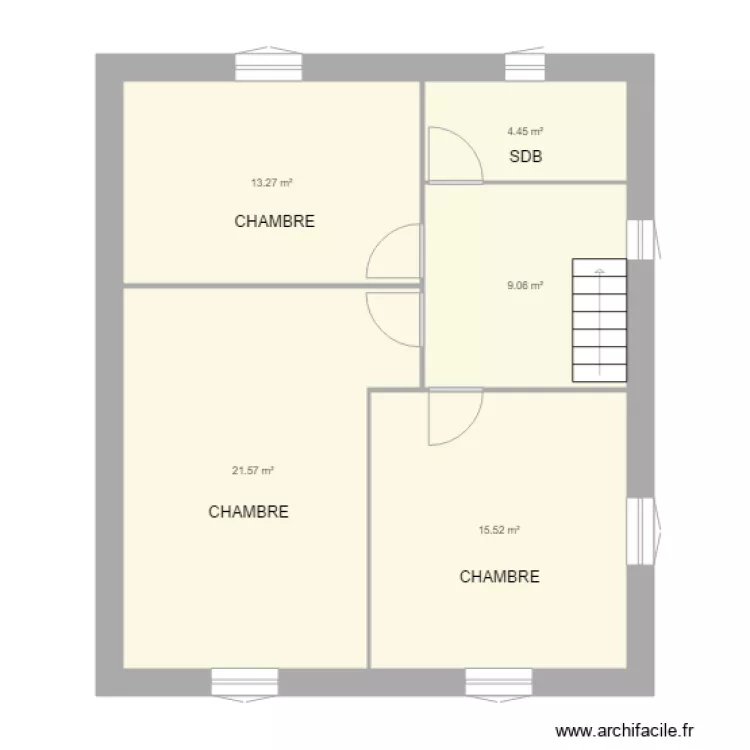 PLAN STUMBOFF etage. Plan de 