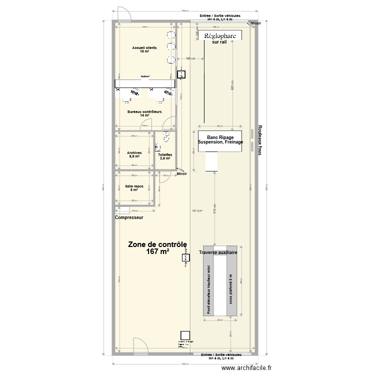 CCT VL 10 par 23 Jérôme. Plan de 5 pièces et 214 m2