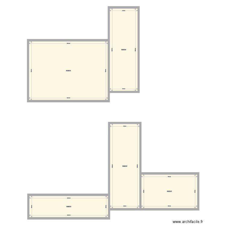 BERTIER  La valla. Plan de 0 pièce et 0 m2