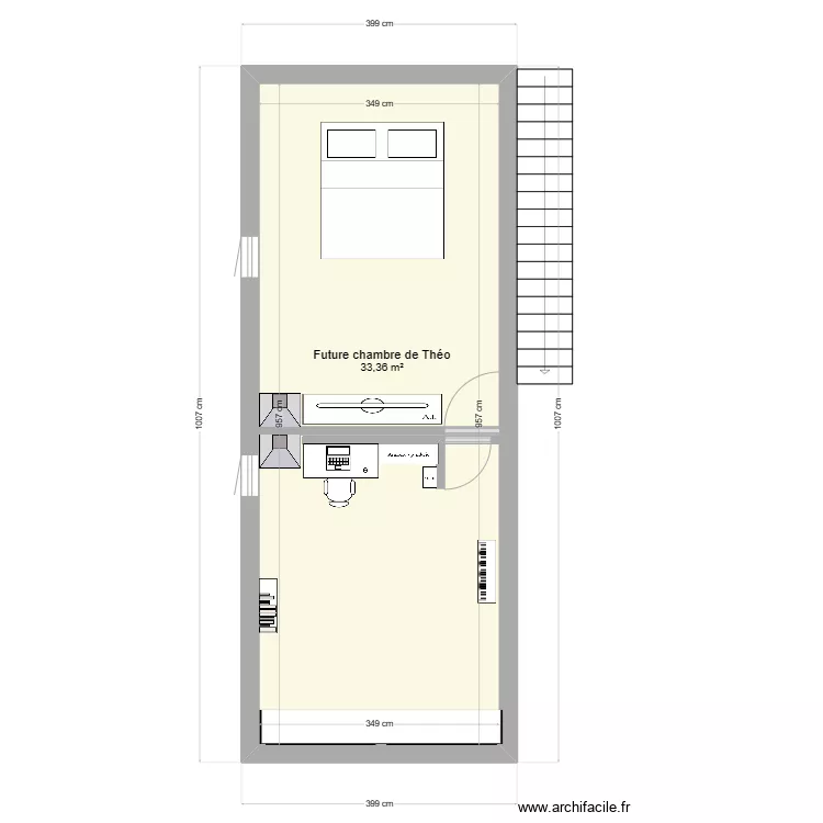 futur chambre Théo. Plan de futur chambre Théo. Plan de