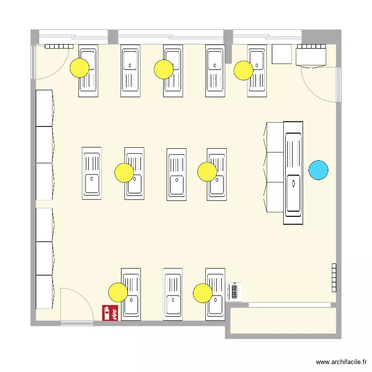 Salle TP Bio Mai 2020 V2. Plan de Salle TP Bio Mai 2020 V2. Plan de