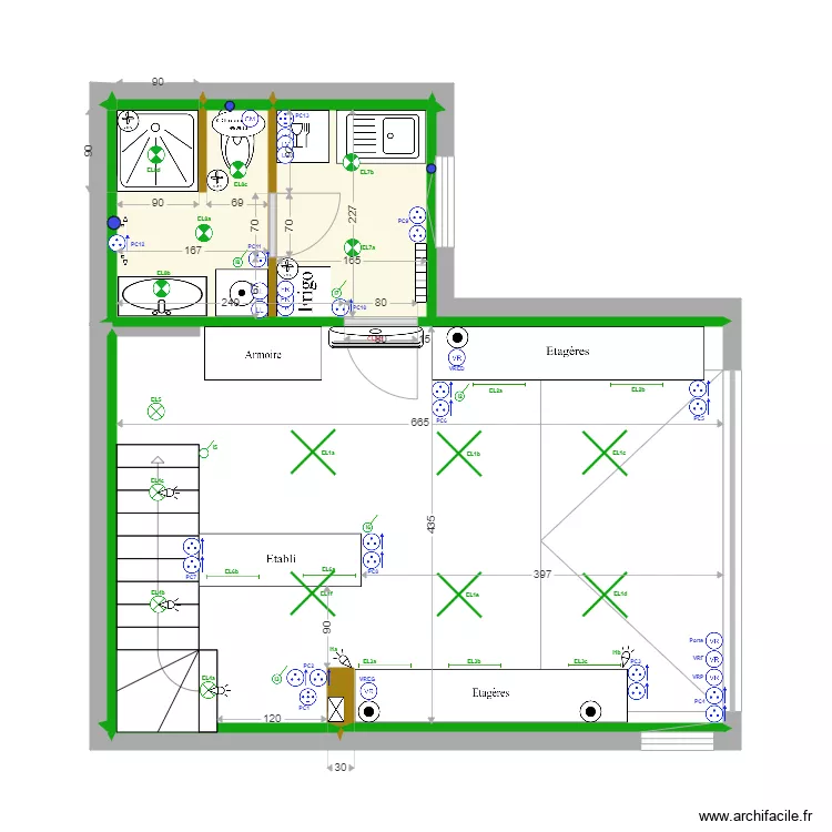 Atelier V05. Plan de 