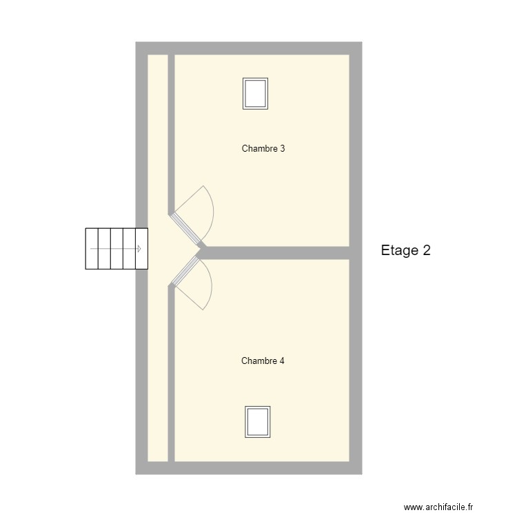 Croquis CRABEY Etage. Plan de 0 pièce et 0 m2