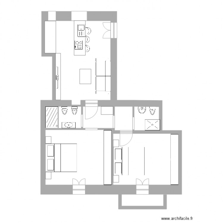 benedetto marcello1piano. Plan de 0 pièce et 0 m2