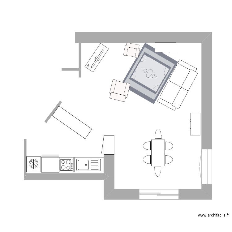 SALON. Plan de 0 pièce et 0 m2