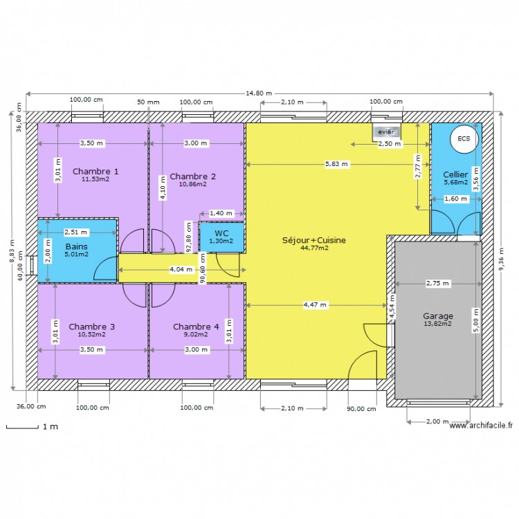 familiale02. Plan de 0 pièce et 0 m2