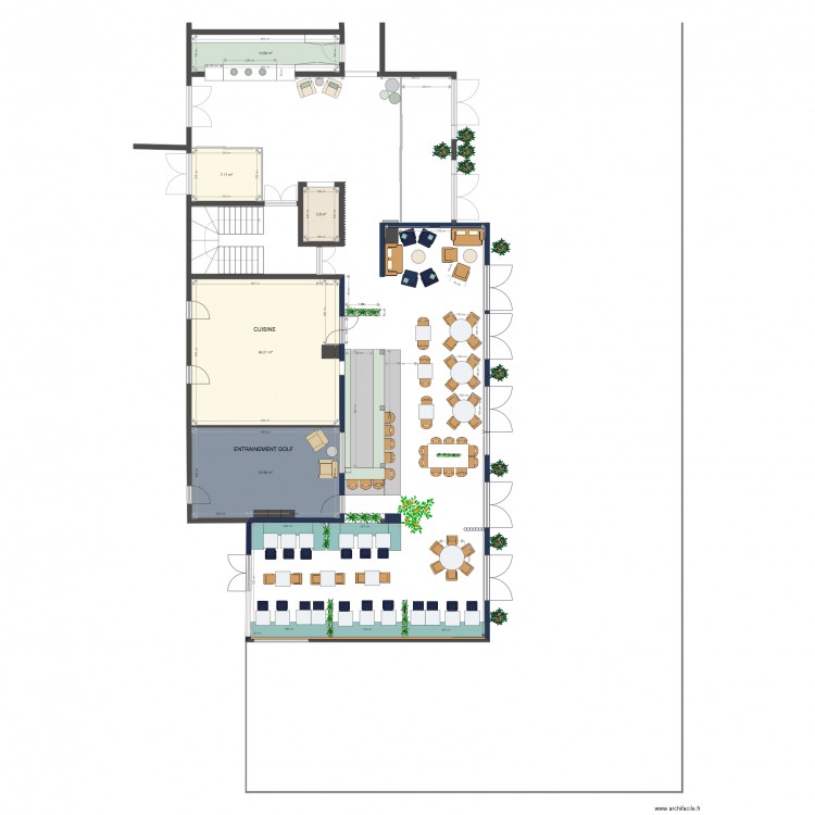 Brasserie Plan 3. Plan de 0 pièce et 0 m2