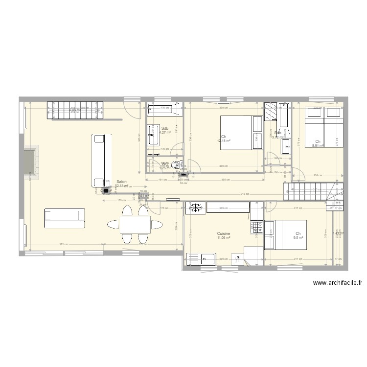 Clusaz Projet4  Ext 4X8. Plan de 0 pièce et 0 m2