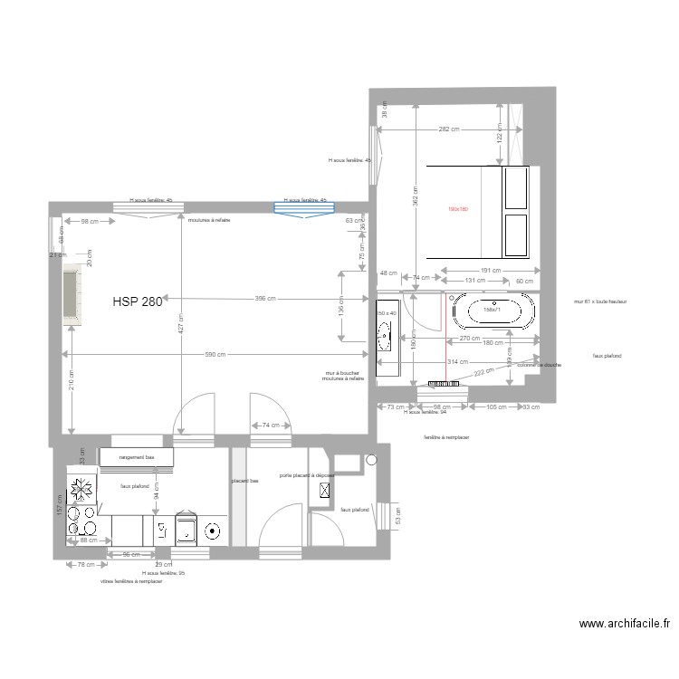 sdb alistair. Plan de 0 pièce et 0 m2