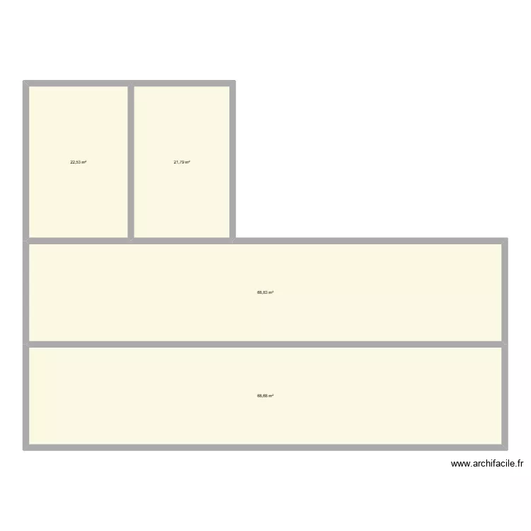 kevin. Plan de 4  et 182 m²