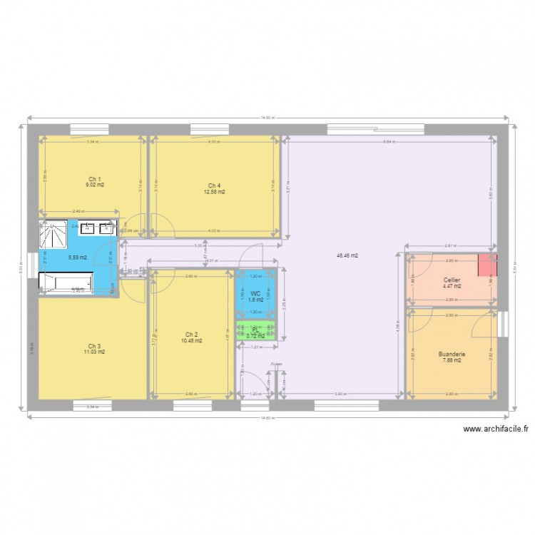 GUYOT PP. Plan de 0 pièce et 0 m2