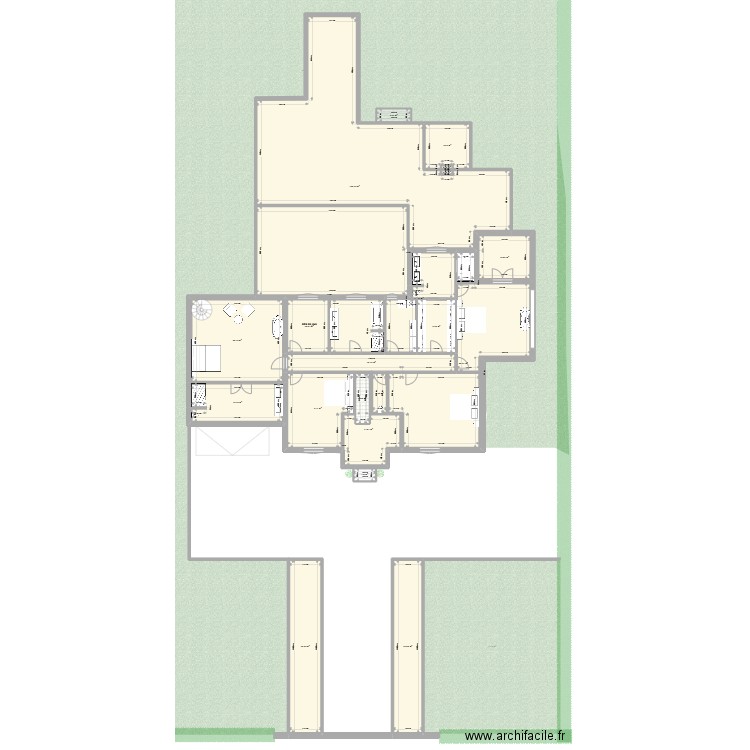 nic kat maison 9 etage.3. Plan de 31 pièces et 925 m2