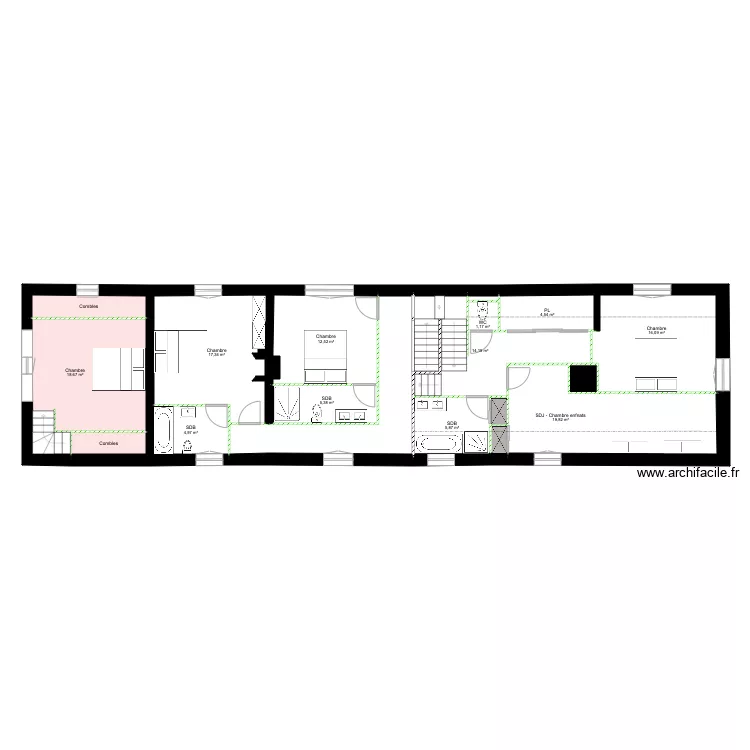 Projet Rouen R1 2. Plan de 