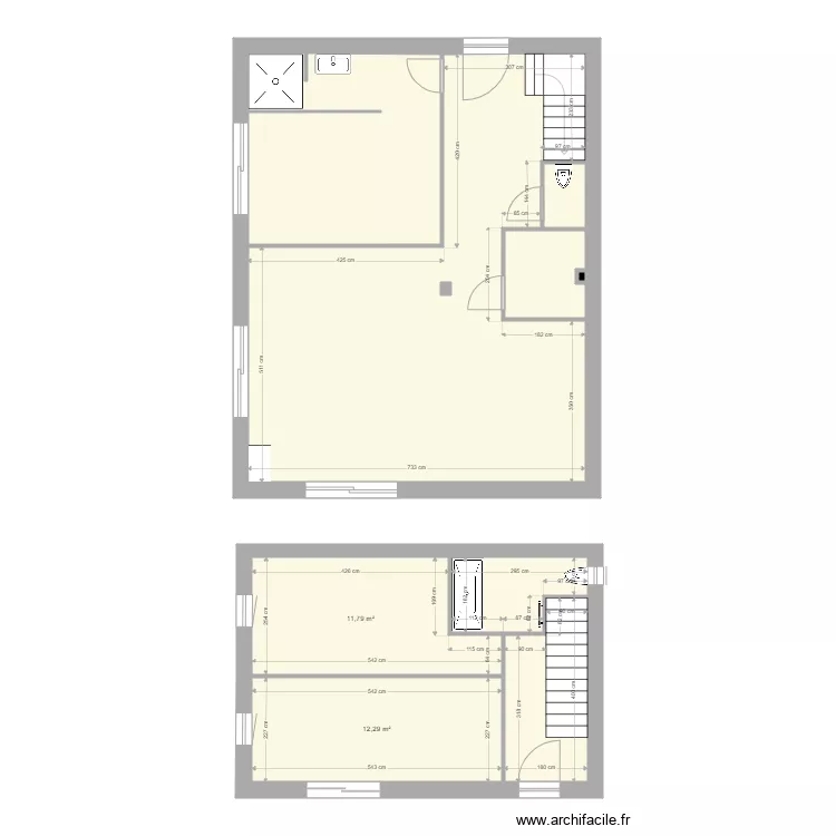 MAISON. Plan de 