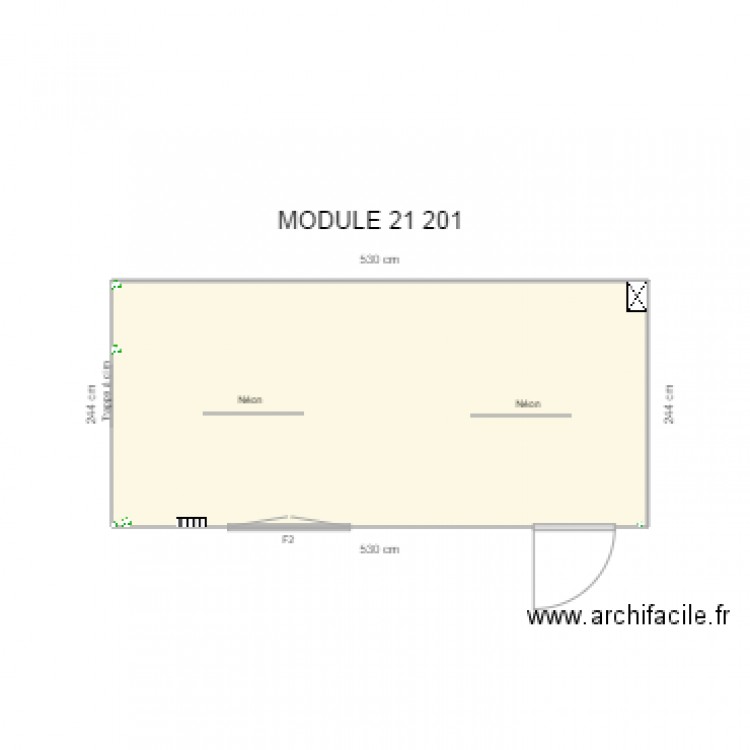 Module 21 201 . Plan de 0 pièce et 0 m2