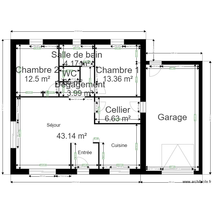 maison carrière. Plan de 0 pièce et 0 m2