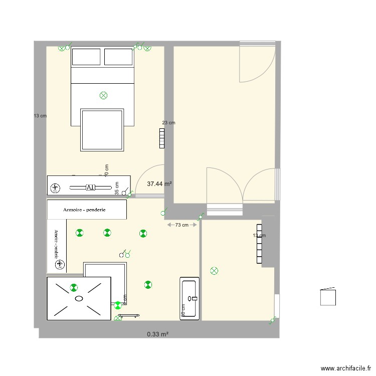 Suite Parentale v7. Plan de 0 pièce et 0 m2