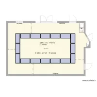 Salle de r&eacute;union si&egrave;ge meubl&eacute;e  22 mai 2018 32 places