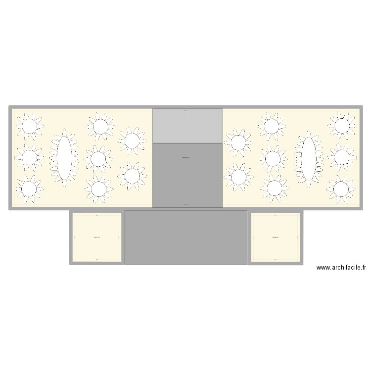 Plan tables. Plan de 0 pièce et 0 m2