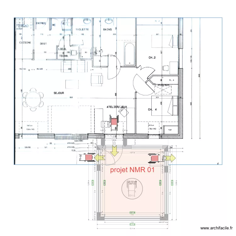 patio ludovic. Plan de 