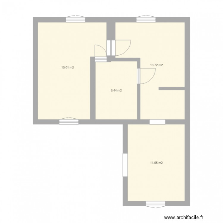 1er etage tattegrain brut. Plan de 0 pièce et 0 m2