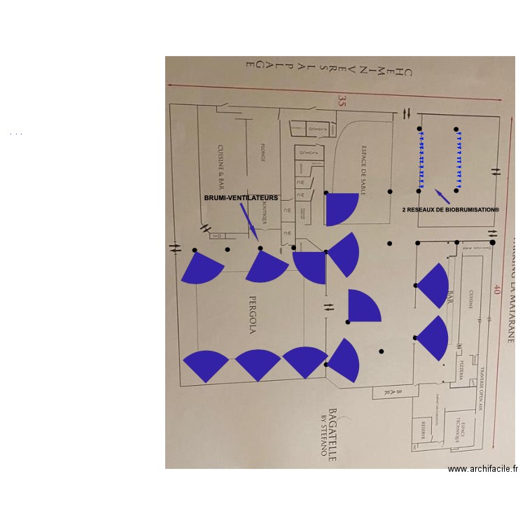 IMPLANTATION CASA AMORE. Plan de 0 pièce et 0 m2