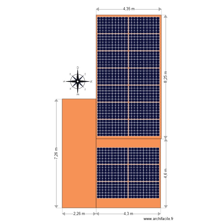 PAULIN. Plan de 0 pièce et 0 m2