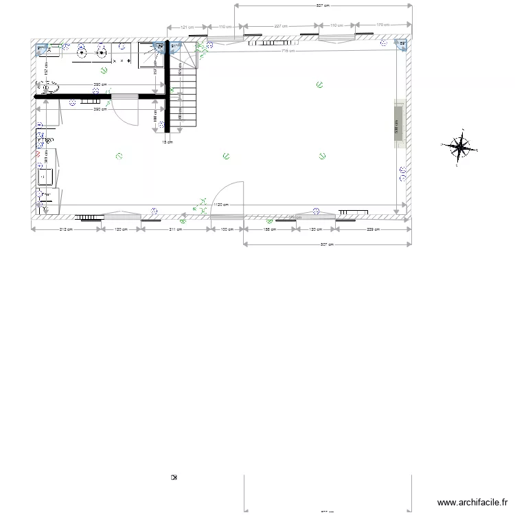 Electricit&eacute; VF2. Plan de 