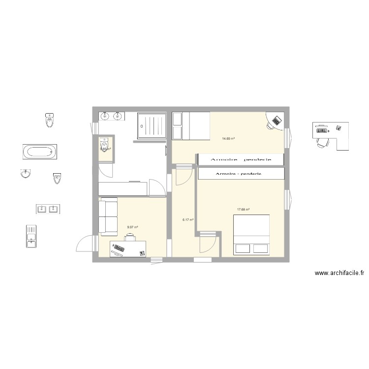 varces 2. Plan de 0 pièce et 0 m2