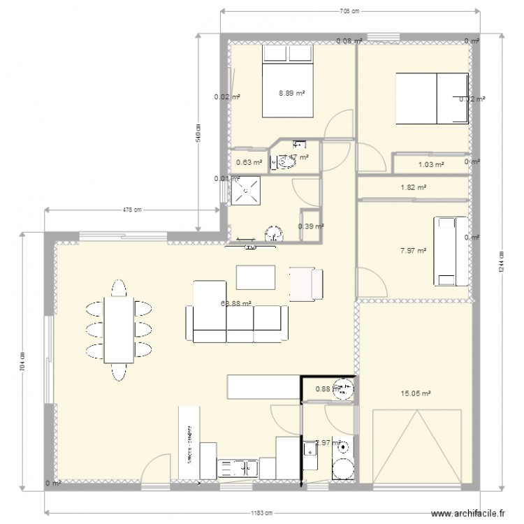 CHASSIN. Plan de 0 pièce et 0 m2