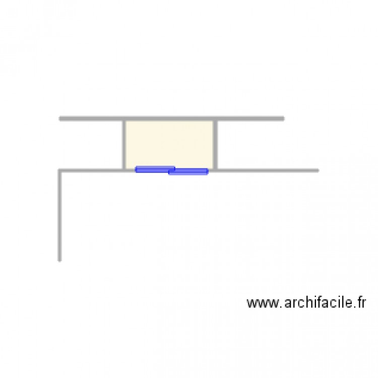 couverture cloture. Plan de 1 pièce et 1 m2