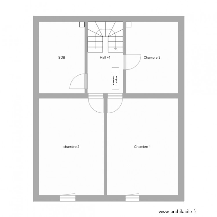 plan Ligny vierge. Plan de 0 pièce et 0 m2