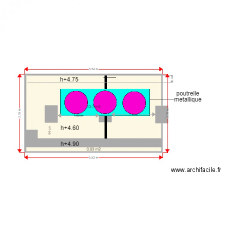 DETAIL CAISSON SUR TOIT CRYOCORPUS. Plan de 0 pièce et 0 m2