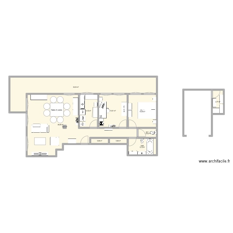Frizac. Plan de 0 pièce et 0 m2