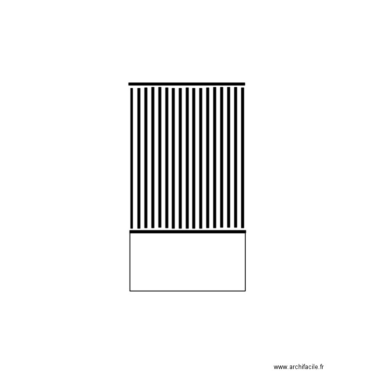 Claustra. Plan de 0 pièce et 0 m2