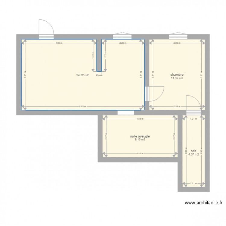 Samia plan initial 1. Plan de 0 pièce et 0 m2