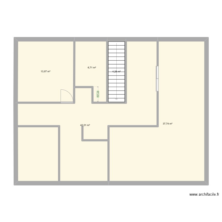 Maison BERNIN. Plan de 5 pièces et 105 m2