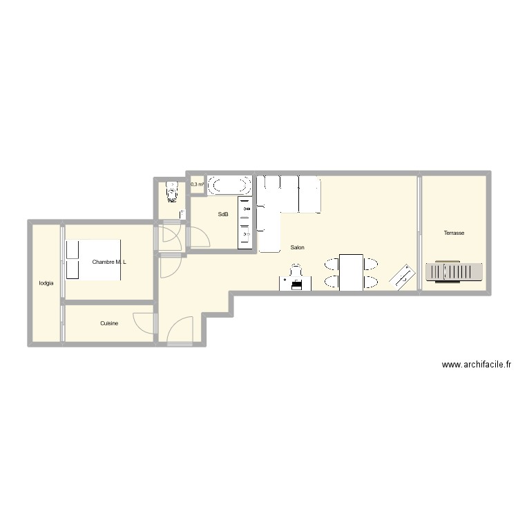 M. T. Plan de 0 pièce et 0 m2