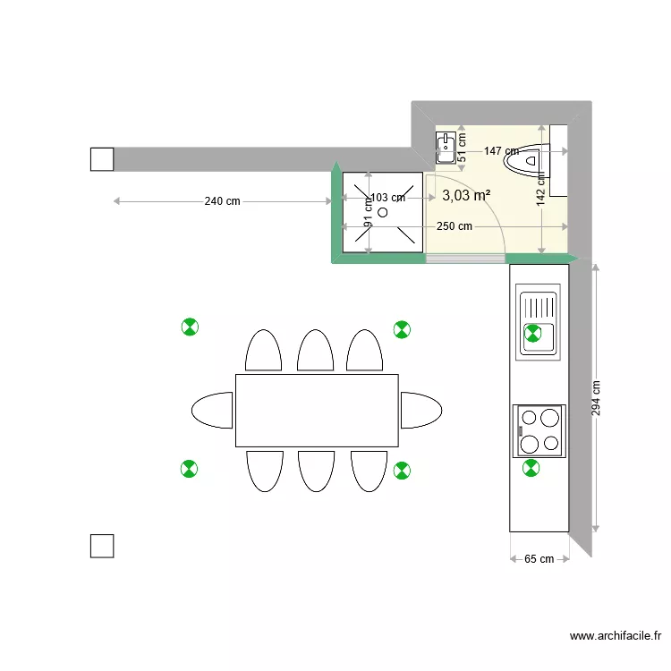 Cuisine été v7. Plan de Cuisine été v7. Plan de