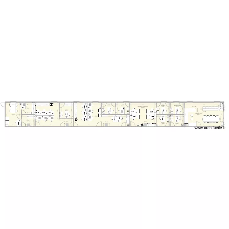 Extension Saint Denis. Plan de 