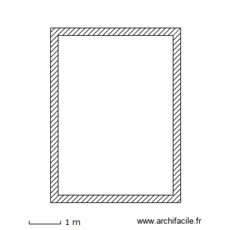 Cave salon coiffure SCI PALAMAS. Plan de 