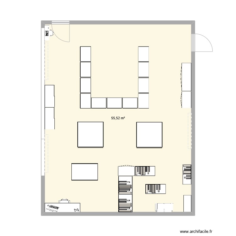 Plan Class E plan classe - Plan dessiné par alanig22