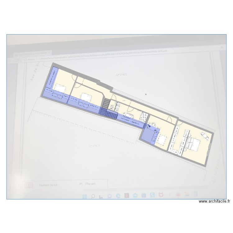 Grenier. Plan de 0 pièce et 0 m2