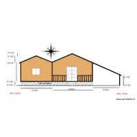 Facade SUD                                                         chalet 107